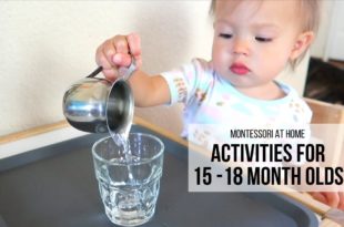MONTESSORI AT HOME: Activities for 15-18 Month Olds Discover a variety of simple and engaging Montessori activities that you can try with your toddler at home. These activities are specifically designed to address the unique interests and achievement of developmental milestones commonly seen in 15 to 18 month old toddlers.