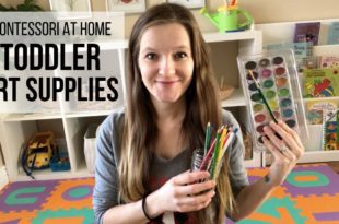 MONTESSORI AT HOME: Art Supplies for Toddlers Learn how to set up and provide art supplies for your Montessori toddler at home, including ideas for what types of materials to use, tips for supervision, and how to use sportscasting to become a better observer.