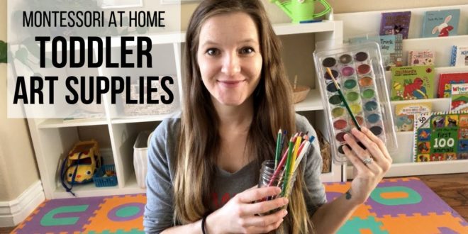MONTESSORI AT HOME: Art Supplies for Toddlers Learn how to set up and provide art supplies for your Montessori toddler at home, including ideas for what types of materials to use, tips for supervision, and how to use sportscasting to become a better observer.