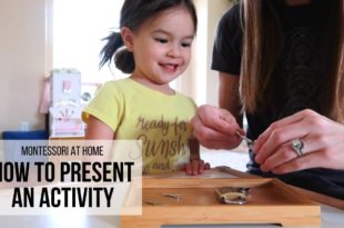 MONTESSORI AT HOME: How to Present an Activity (+ Troubleshooting Tips & REAL LIFE Example!) Learn how to present an activity to your child using the Montessori approach, watch a real-life example to see it in action, and learn how to effectively respond to a variety of the most common issues that can occur.