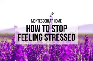 Discover 7 honest and realistic tips for eliminating the unnecessary stress from your life as a Montessori parent at home.