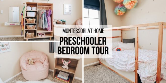 MONTESSORI AT HOME: Montessori Preschool Bedroom Tour