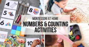 MONTESSORI AT HOME: Numbers and Counting Activities for Toddlers & Preschool
