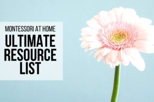 MONTESSORI AT HOME: Ultimate Resource List for Parents! Discover a variety of places to learn more about Montessori, including recommendations for books, podcasts, blogs, and activity ideas & printables, homeschool courses and curriculum.