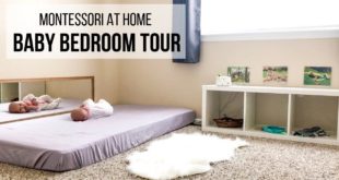 MONTESSORI BABY ROOM TOUR. Come along for a tour of 4 month old Mia's bedroom, for simple design ideas on how to set up a simple, minimalist Montessori baby bedroom