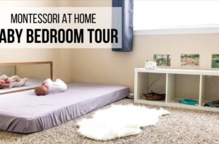 MONTESSORI BABY ROOM TOUR. Come along for a tour of 4 month old Mia's bedroom, for simple design ideas on how to set up a simple, minimalist Montessori baby bedroom