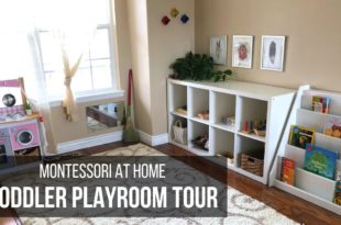 MONTESSORI TODDLER PLAYROOM TOUR Come along for an updated tour of Kylie's Montessori playroom now that she is 2 years old for easy and engaging ideas for Montessori activities for toddlers!