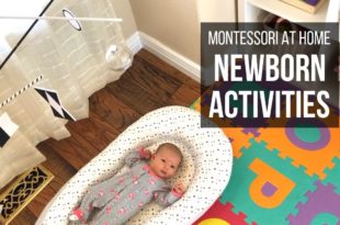MONTESSORI AT HOME: Newborn Activities Learn how to stimulate your newborn baby's brain development using a Montessori approach, including simple ideas for everyday interactions as well as the use of a Munari mobile.
